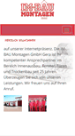 Mobile Screenshot of imbau-montagen.de